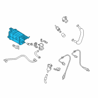 OEM Hyundai Elantra GT CANISTER Assembly Diagram - 31420-G3550