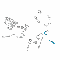 OEM Hyundai Elantra GT Sensor Assembly-Oxygen Diagram - 39210-2B345