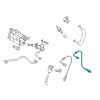 OEM 2017 Kia Soul Oxygen Sensor Assembly Diagram - 392102B345