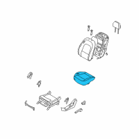 OEM 2008 Hyundai Veracruz Cushion Assembly-Front Seat, Driver Diagram - 88105-3J001-R7D
