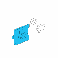 OEM Chevrolet Suburban 2500 Trailer Brake Control Module Assembly Diagram - 20850923