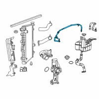 OEM Ram 2500 Hose-COOLANT Bottle Vent Diagram - 68359830AD