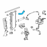 OEM Ram 2500 Hose-Radiator Inlet Diagram - 68359598AF