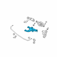 OEM 2010 Nissan Pathfinder Link Complete-Rear Suspension Lower, Front Diagram - 551A0-EA500