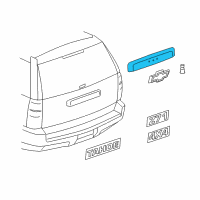 OEM Chevrolet Suburban 1500 Applique Diagram - 15915675