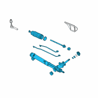 OEM 2008 Chevrolet Uplander Gear Kit, Steering (Remanufacture) Diagram - 19330459