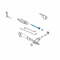 OEM Chevrolet Corvette Inner Tie Rod Diagram - 15221006