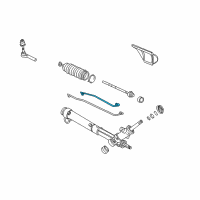 OEM 2005 Pontiac Montana Pipe Kit, Steering Gear Light Diagram - 88963469