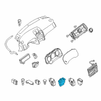 OEM 2012 Nissan Maxima Switch Mirror Control Diagram - 25570-9N01B