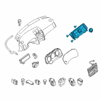 OEM 2013 Nissan Maxima Control Assembly-Air Conditioner, Auto Diagram - 27500-9N01A