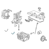 OEM 2004 Honda Insight Gasket B, Oil Pan Diagram - 11252-PHM-000