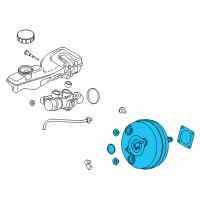 OEM 2017 Lincoln Continental Power Booster Diagram - G3GZ-2005-D