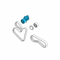 OEM 2008 BMW 550i Belt Tensioner Diagram - 11-28-7-549-588