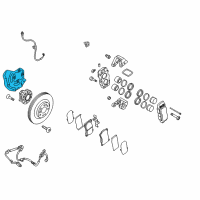 OEM 2013 Hyundai Genesis Cover-Front Brake Disc Dust LH Diagram - 51755-3M300