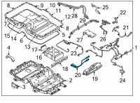 OEM Hyundai Tucson CABLE-POWER, NEGATIVE HIGH VOLT Diagram - 37564-P0500