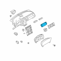 OEM 2012 Ford Flex Dash Control Unit Diagram - CA8Z-19980-B