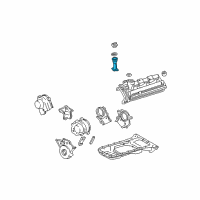 OEM 2003 Toyota 4Runner Filler Tube Diagram - 12185-50020