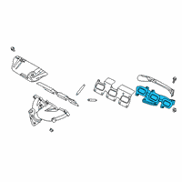 OEM 2020 Ford Police Interceptor Utility Exhaust Manifold Diagram - L1MZ-9431-A