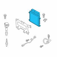 OEM Hyundai Veloster Engine Control Module Unit Diagram - 39171-2EJW0