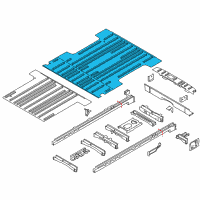 OEM 2020 Ford Transit-350 PAN ASY - FLOOR SIDE Diagram - NK4Z-61112A22-B