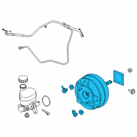 OEM Ford Mustang Power Booster Diagram - FR3Z-2005-K