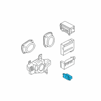 OEM 2000 Ford Expedition Control Assembly Diagram - 6L1Z-19A164-C