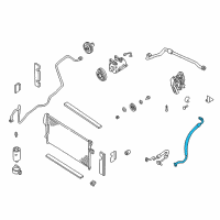 OEM 2000 Nissan Frontier Hose-Flexible, Low Diagram - 92480-7B411