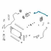 OEM 2002 Nissan Frontier YIPE-Front Cooler, Low Diagram - 92450-9Z001