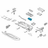 OEM Lincoln MKZ Cup Holder Diagram - FP5Z-5413562-AA