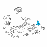 OEM 1998 Honda Accord Boot Assy., Change Lever *NH167L* (GRAPHITE BLACK) Diagram - 83414-S84-A01ZA