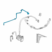 OEM 2005 Dodge Caravan Line-A/C Liquid Diagram - 5140760AA