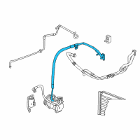 OEM 2007 Dodge Caravan Line-A/C Suction Diagram - 5005210AE