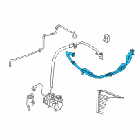 OEM 2002 Dodge Caravan Tube-Supply & Return Diagram - 5005312AB