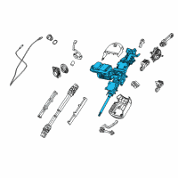 OEM BMW Steering Column Assy With Servo Unit Diagram - 32-30-6-780-728