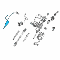 OEM 2000 BMW X5 Shift Interlock Cable Diagram - 32-30-6-781-332