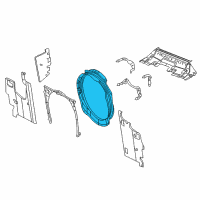 OEM 2015 Ram 2500 SHROUD-Fan Diagram - 52014732AD