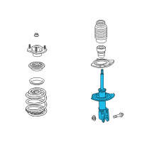 OEM 2015 Chevrolet Traverse Strut Diagram - 23239955