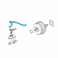 OEM 2014 Honda Ridgeline Tube Assy., Master Power Diagram - 46402-SJC-A52