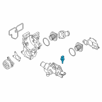 OEM Chevrolet City Express Temperature Sensor Diagram - 19317442