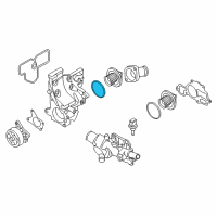 OEM 2018 Chevrolet City Express Thermostat Seal Diagram - 19316306