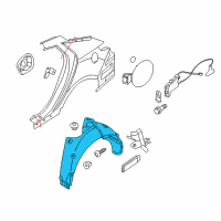 OEM Kia Optima Guard Assembly-Rear Wheel Diagram - 868224C500