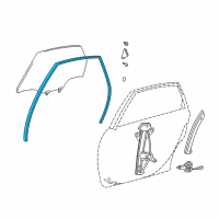 OEM 2001 Toyota Avalon Run Channel Diagram - 68142-AC020