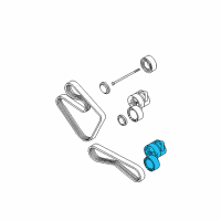 OEM 2006 BMW X5 Adjusting Pulley Diagram - 11-28-7-512-758