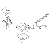 OEM Lexus Clamp, EVAPORATION V Diagram - 77197-76040