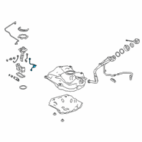 OEM 2022 Lexus UX250h Gage Assembly, Fuel Send Diagram - 83320-76010