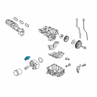 OEM Ford C-Max Oil Pressure Sending Unit Diagram - BE8Z-9278-A