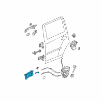 OEM Honda Handle Assembly, Passenger Side Inside (Warm Gray) Diagram - 72120-SZA-A01ZC