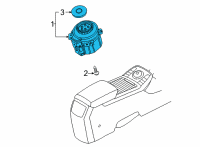 OEM Kia Niro EV Lever Complete-ECU Diagram - 467W0Q4200
