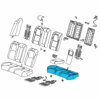 OEM 2020 Honda Accord Pad, Rear Seat Cushion Diagram - 82137-TVA-L21