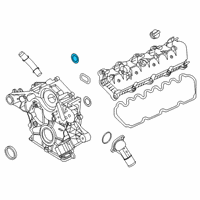 OEM Ford F-350 Super Duty Solenoid Gasket Diagram - LC3Z-6020-A